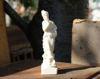 ペルセポネのアラバスター彫刻：ギリシャの女神像、クレタ島で手作り