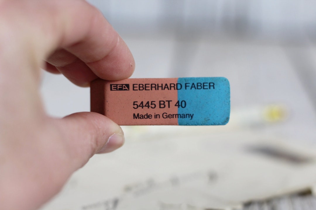Vintage Eberhard Faber One Eraser Rubber Eraser of a Pencil Pencil