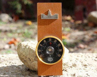 Termómetro vintage de la Catedral de Kazán, coleccionable de la URSS.