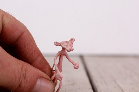 Vintage Pink Panther Brooch Pin Full Body Pink Pa… - image 7