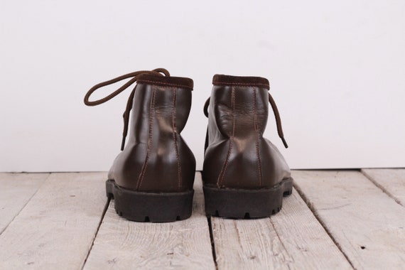 Vintage Leather Tourist Children's Brown Shoes Ch… - image 4