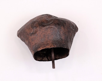 Vintage Big Antique Cow Bell, Farm Animal Bell, Wall Hanging, Primitive