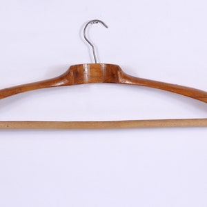 Vintage Wooden Clothes Hanger Rustic Pants Clothes Hangers Antique Hanger 40s Old Store Hanger