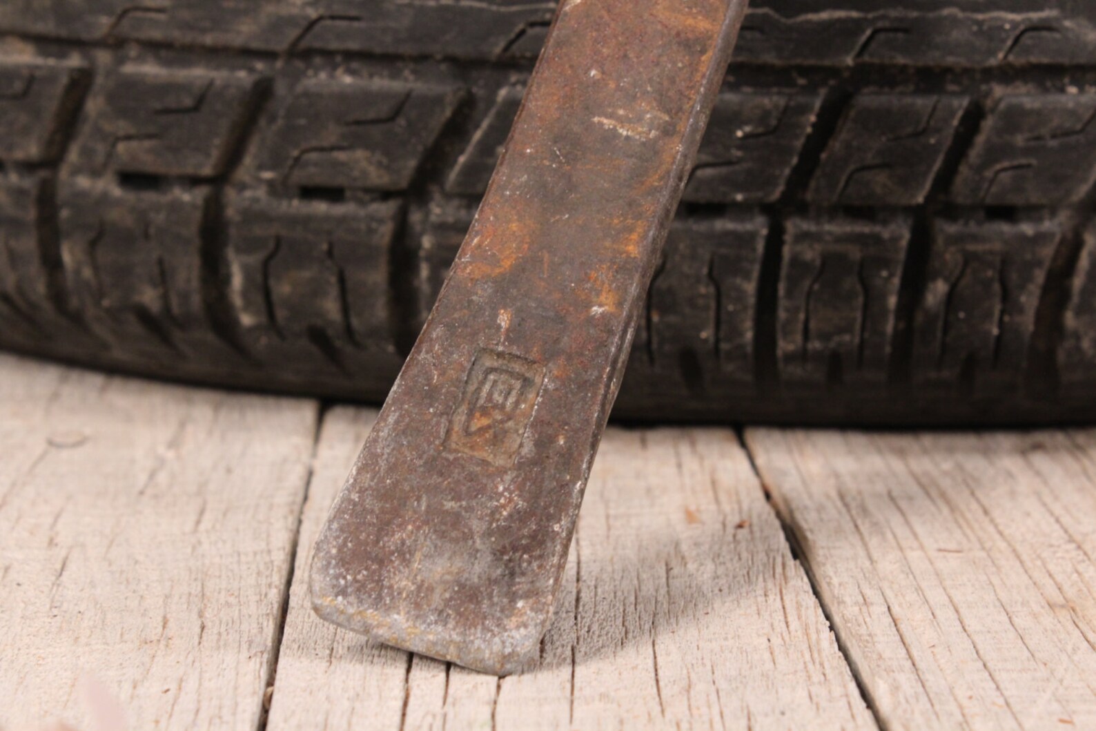 Vintage Tire Lever Metal Tire Tool Rust Car Tyre Lever Old Car - Etsy