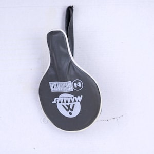 Vintage Table Tennis Raсket, Wooden Paddle in Original Case, Nishava, Ping Pong Sport Equipment