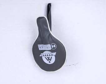 Vintage Nishava-tafeltennisracket, houten paddle met koffer