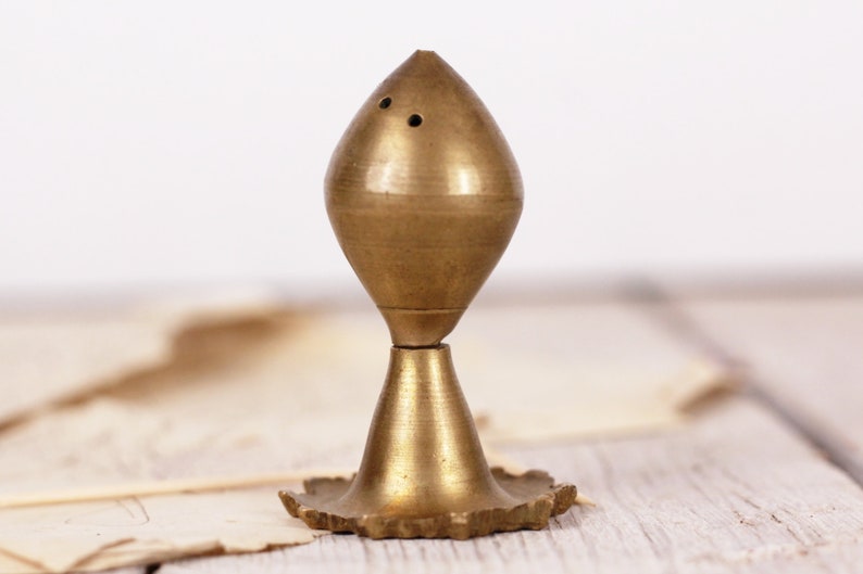Vintage Brass Toothpick Holder Etsy