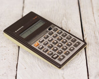 Vintage Sanyo CZ 252 Calculator, Made in Japan - Etsy