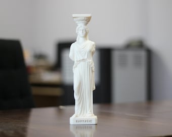 古代ギリシャの女性コレの小さな彫像彫刻 - Etsy 日本