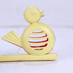 Vintage Bird Whistle: 1960s Plastic Sound Toy
