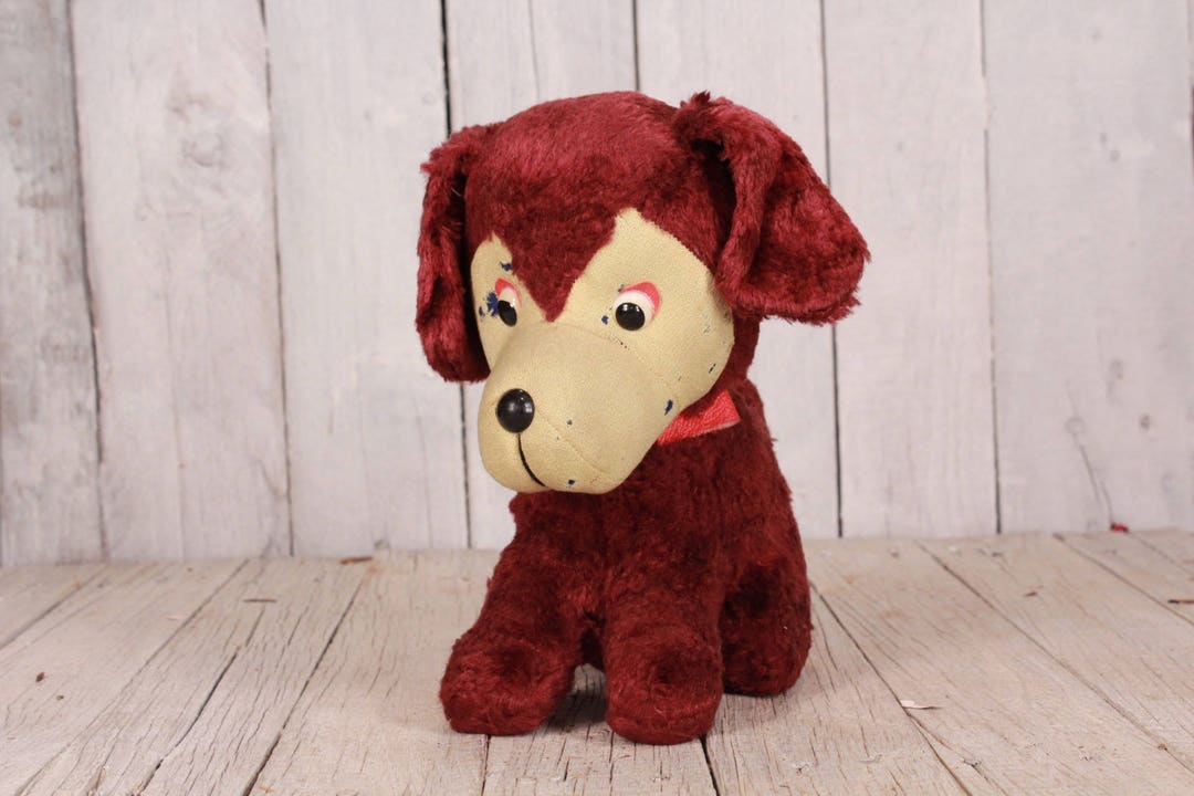 Vintage Dog Toy Children's Stuffed Puppy Dog Toy Etsy