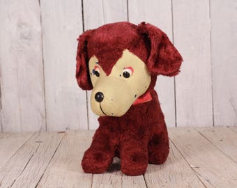 Vintage Dog Toy Children's Stuffed Puppy Dog Toy