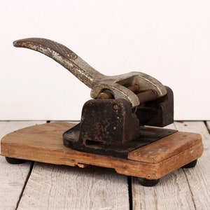 Industrial Vintage Hole Punch circa 1930s