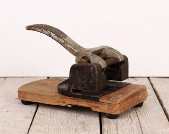 Industrial Vintage Hole Punch Circa 1930s