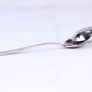 Vintage Stainless Steel Tea Spoon, Strainer Infuser
