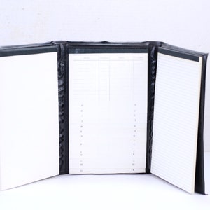 1970&#39;s notebook with artificial leather cover, Artificial leather folder, Notebook cover