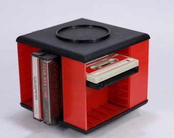 ビンテージ カセットテープ ホルダー 100段 ビンテージ カセットテープ ホルダー 100段