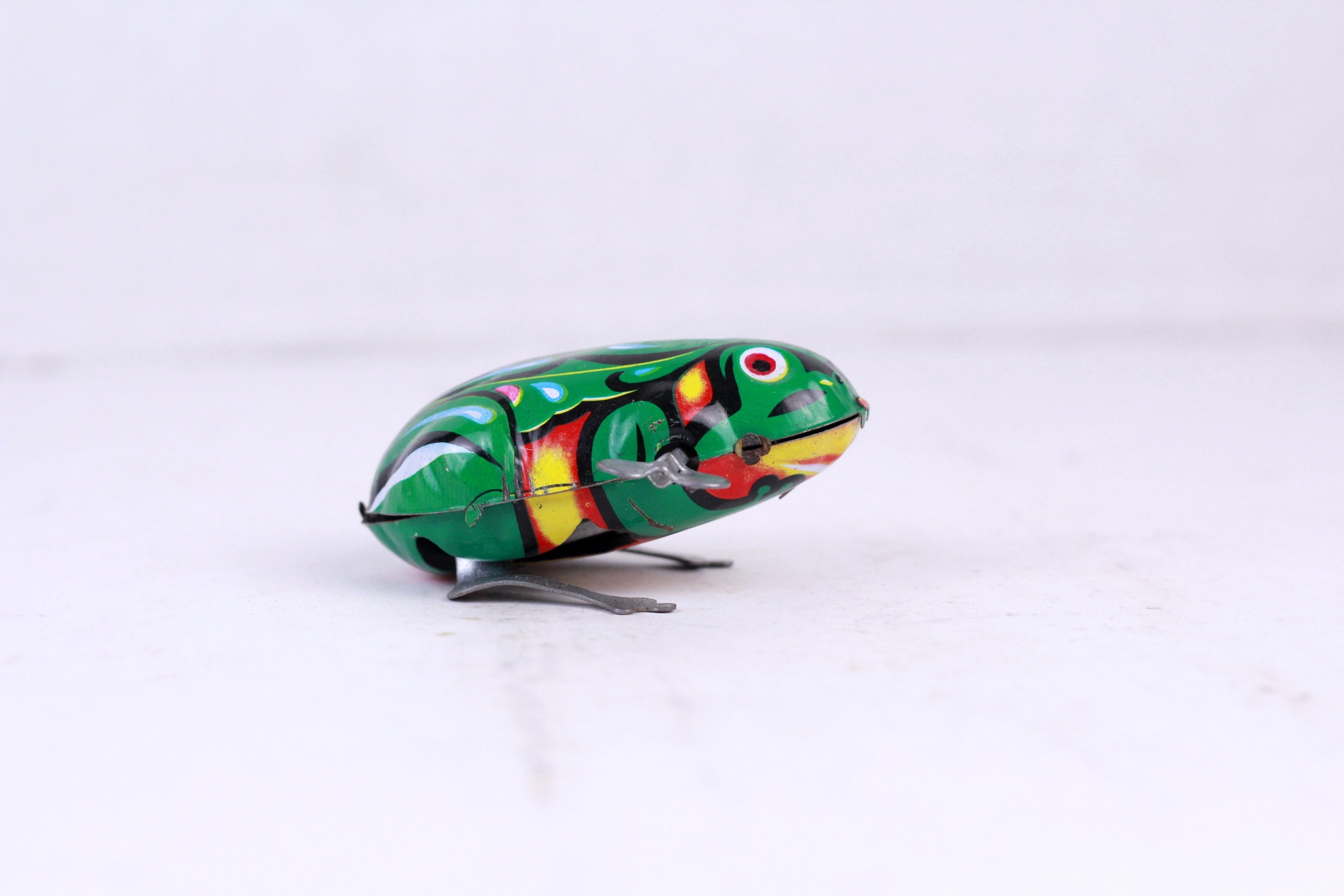 Vintage Mechanical Toy Frog, Wind Up, Key Frog Toy - Etsy