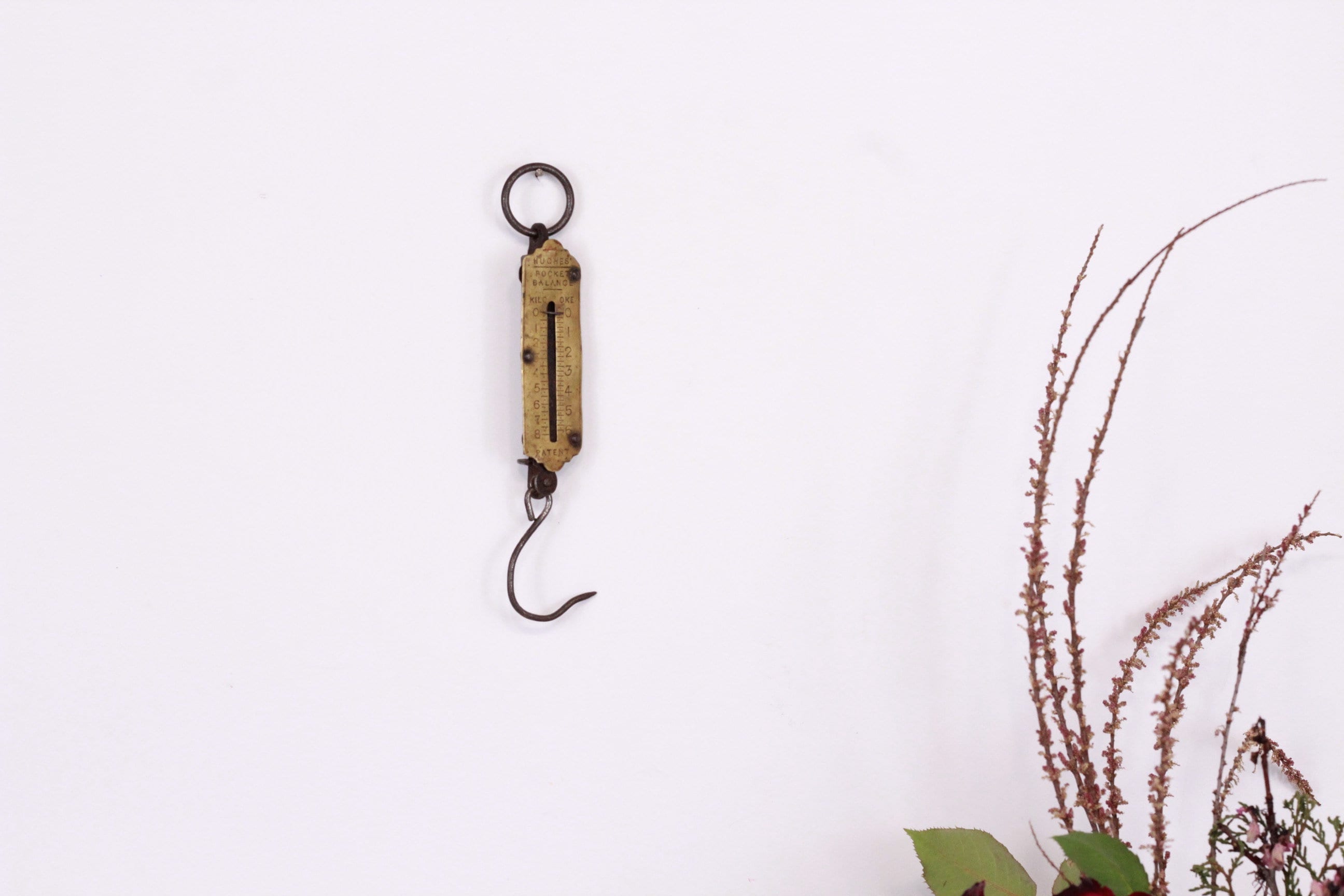 Antique Hughes Pocket Scale: German Brass Hook Balance, 1900s - Etsy