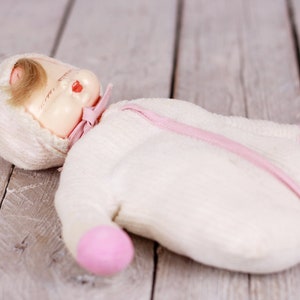 Vintage Sleeping Baby Doll: Collectible Baby Toy