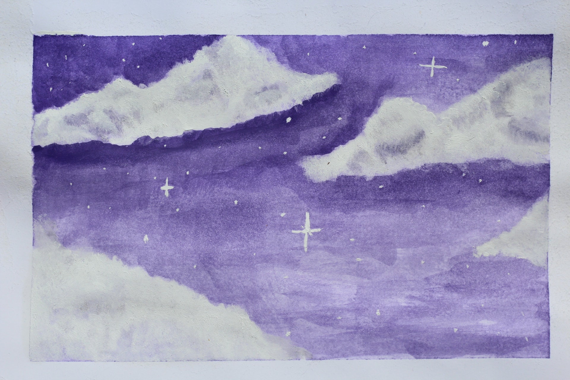 油絵 海 雲 紫 紫 海 雲 油絵