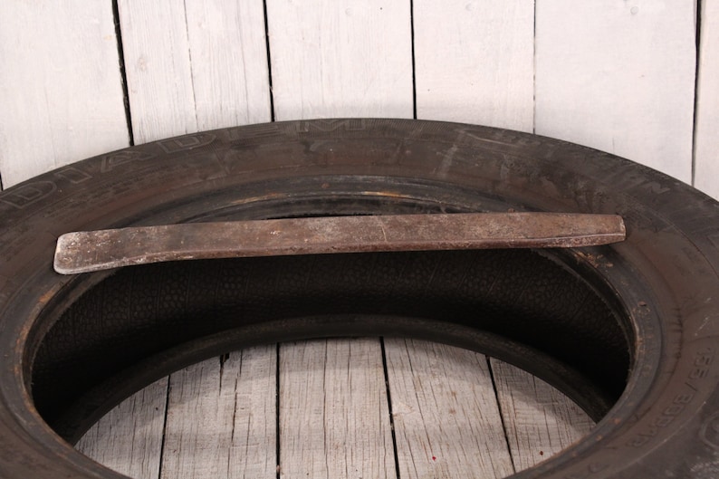 Vintage Tire Lever Metal Tire Tool Rust Car Tyre Lever Old Car Etsy