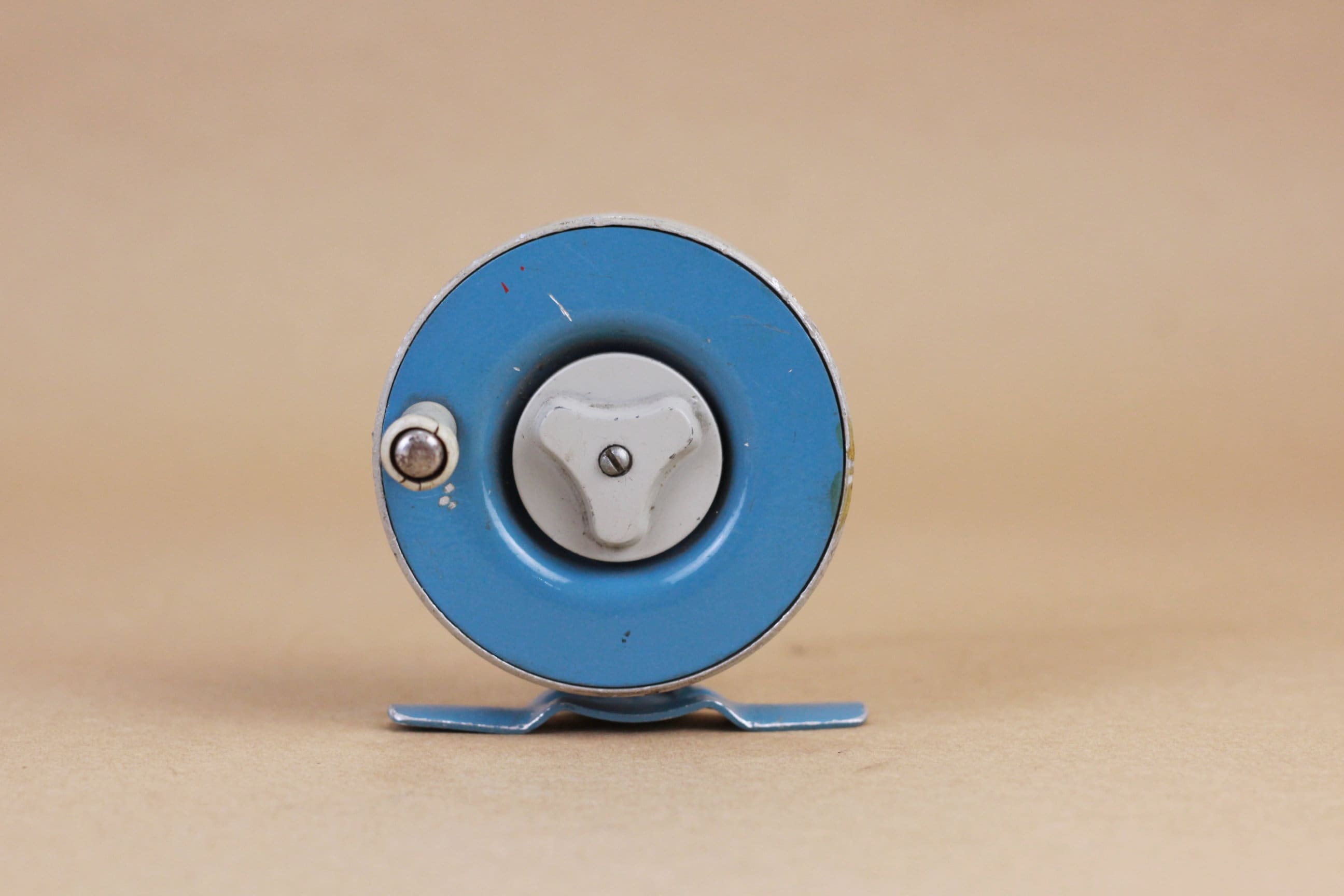 Petit Moulinet à Mouche Vintage – 2 Pouces – Métal – Fabriqué Aux USA – Non Marqué