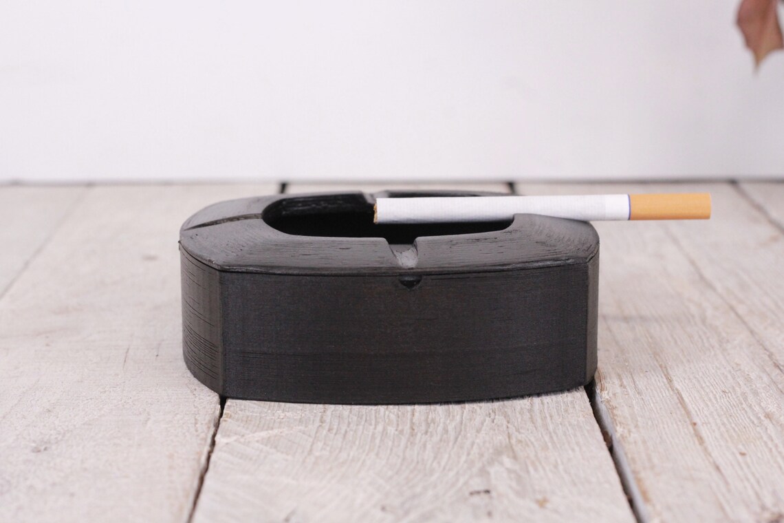 Handmade Ashtray With Lid 3D Print Ashtray PLA Ashtray Printed Etsy