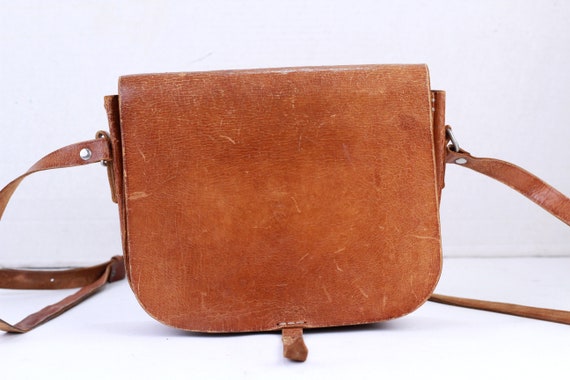 Leather Shoulder Bag, Vintage Shoulder Bag , Hippie Boho