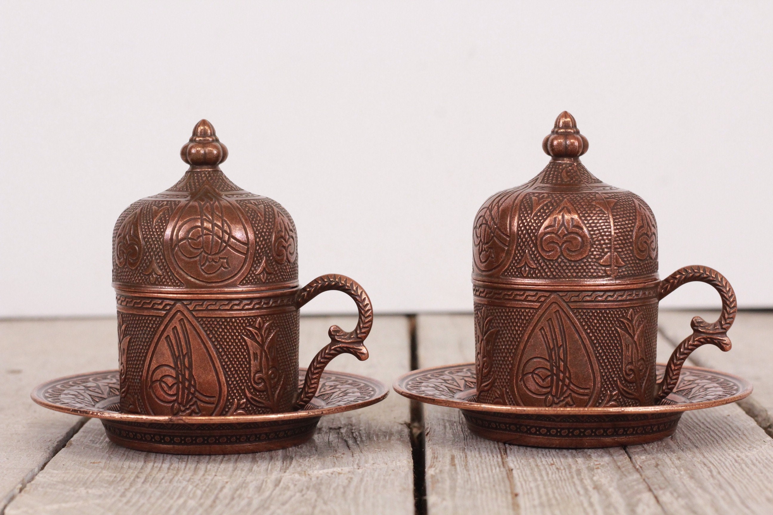 Set 2 Tazze In Ferro Smaltato Stile Retrò - Per Tè, Caffè, Campeggio E Viaggio - Foto 4