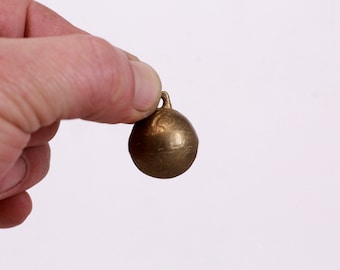Vintage Small Brass Animal Bell with Clapper