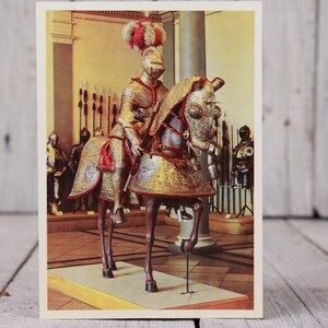 Vintage Postcards, Set of Four World Artefacts
