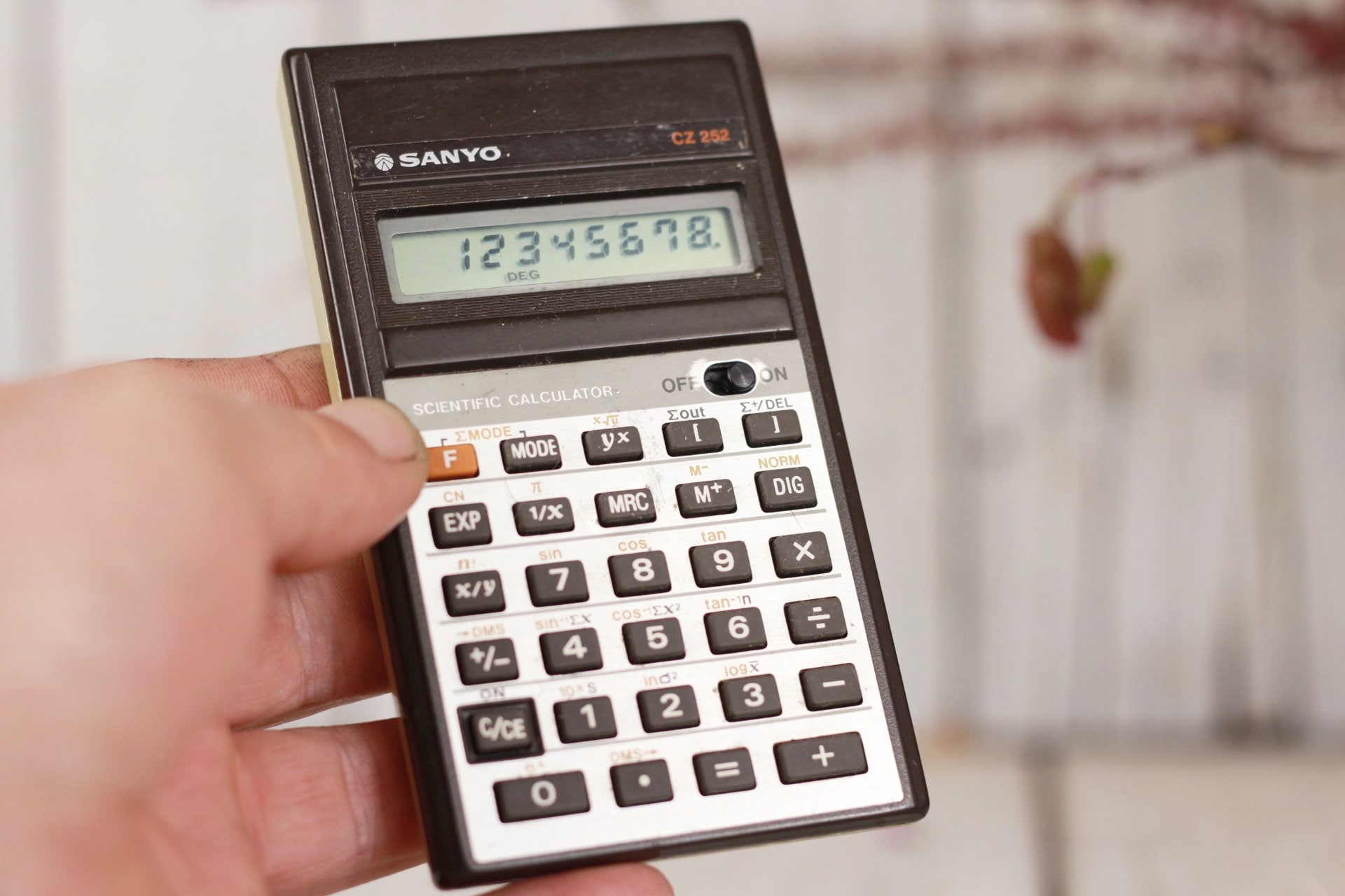 Vintage Sanyo CZ 252 Calculator, Made in Japan - Etsy
