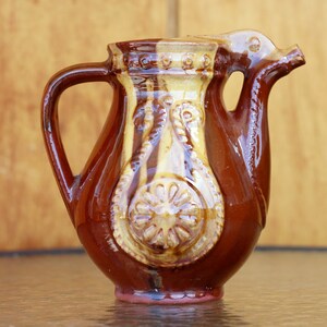 Vintage Clay Pottery Milk or Coffee Jug
