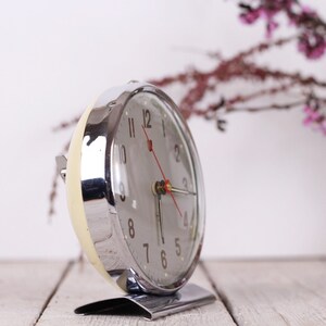 Vintage Chinese Mechanical Alarm Clock, Wind-Up, Working image 2