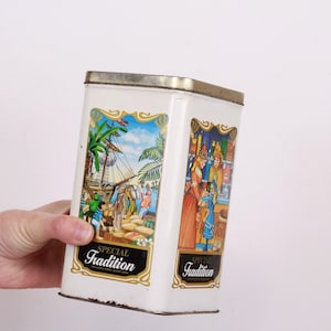 Vintage Special Tradition Coffee Container, Tin Box, Made in German