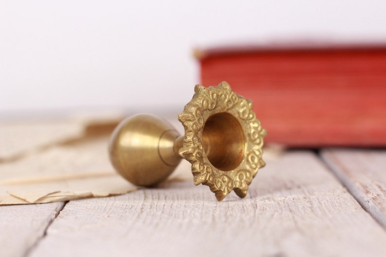 Vintage Brass Toothpick Holder Etsy
