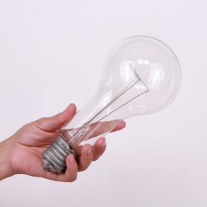 Vintage Edison Big Bulb Lamp, Industrial Lamp, Filament, Retro