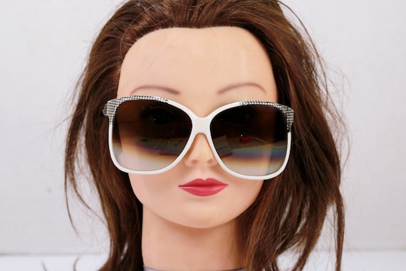 Gafas de sol anos 70 Gafas de sol vintage Gafas de sol antiguas Gafas de sol retro Moda anos 70 Gafas de sol estilo retro Gafas de sol blancas Etsy Espana