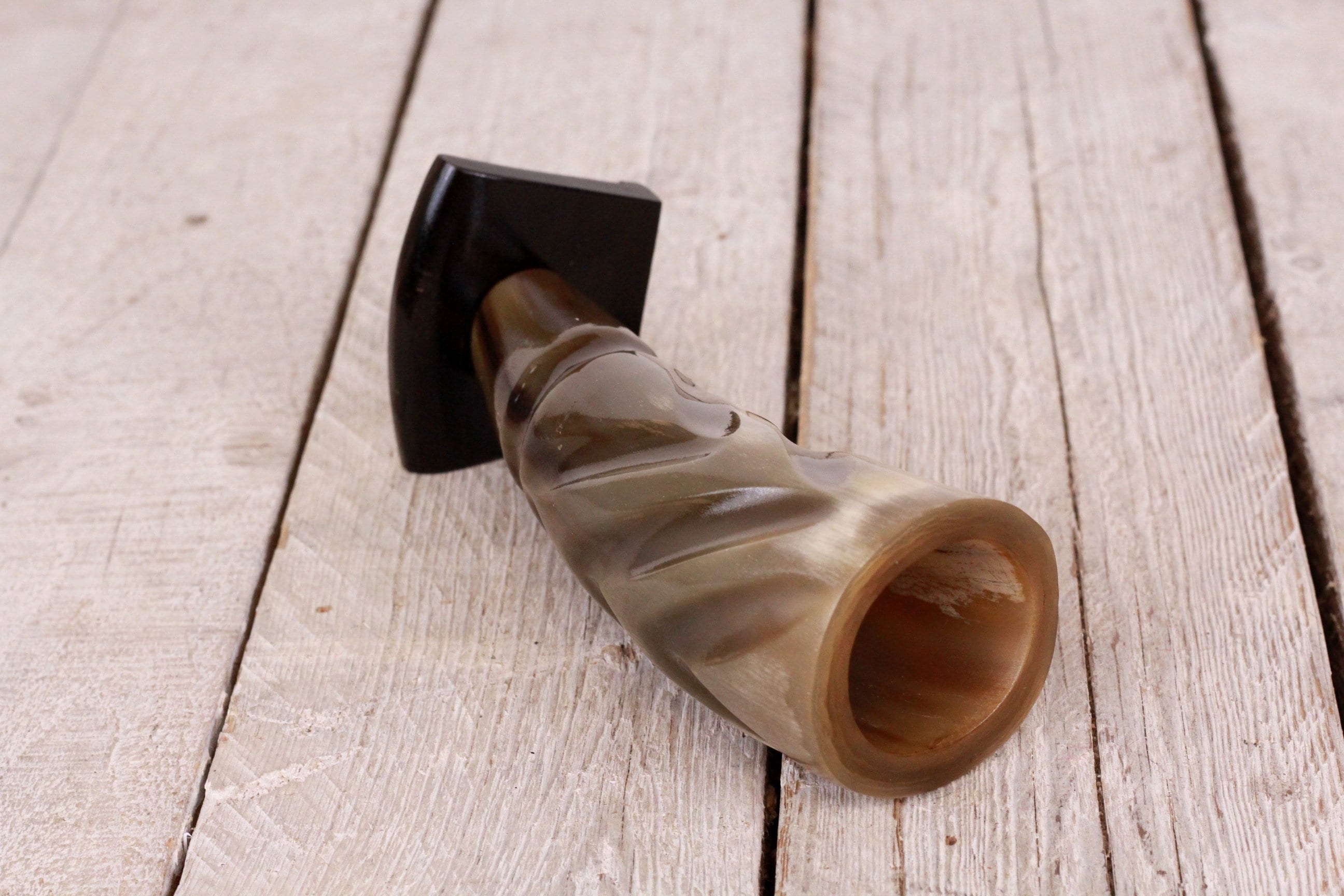 Vintage Cow Horn Pencil Holder Desk Pen Holder Desktop Storage Etsy