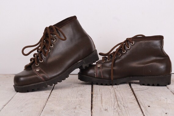 Vintage Leather Tourist Children's Brown Shoes, Ch