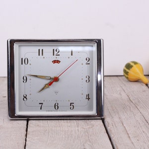 Vintage Chinese Wind up Alarm Clock Shanghai