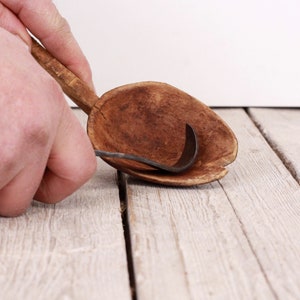 Vintage Primitive Woodworking Tool for Digging Spoons