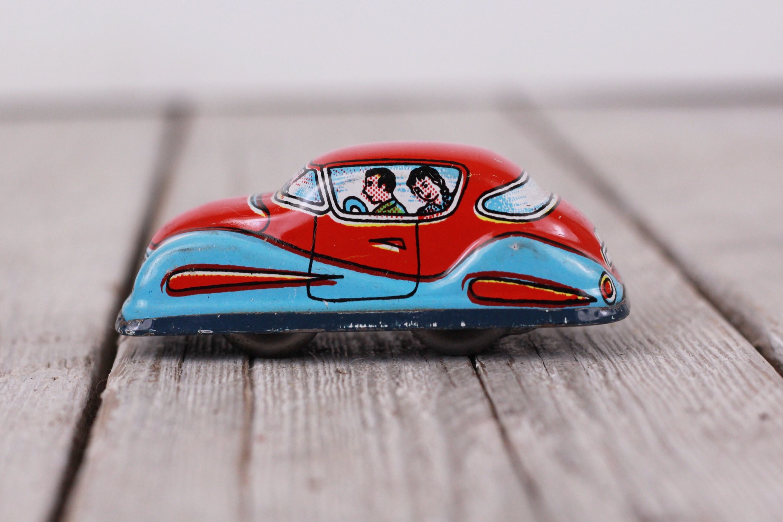 Vintage Mechanical Toy Car Wind Up Key Car Toy Etsy