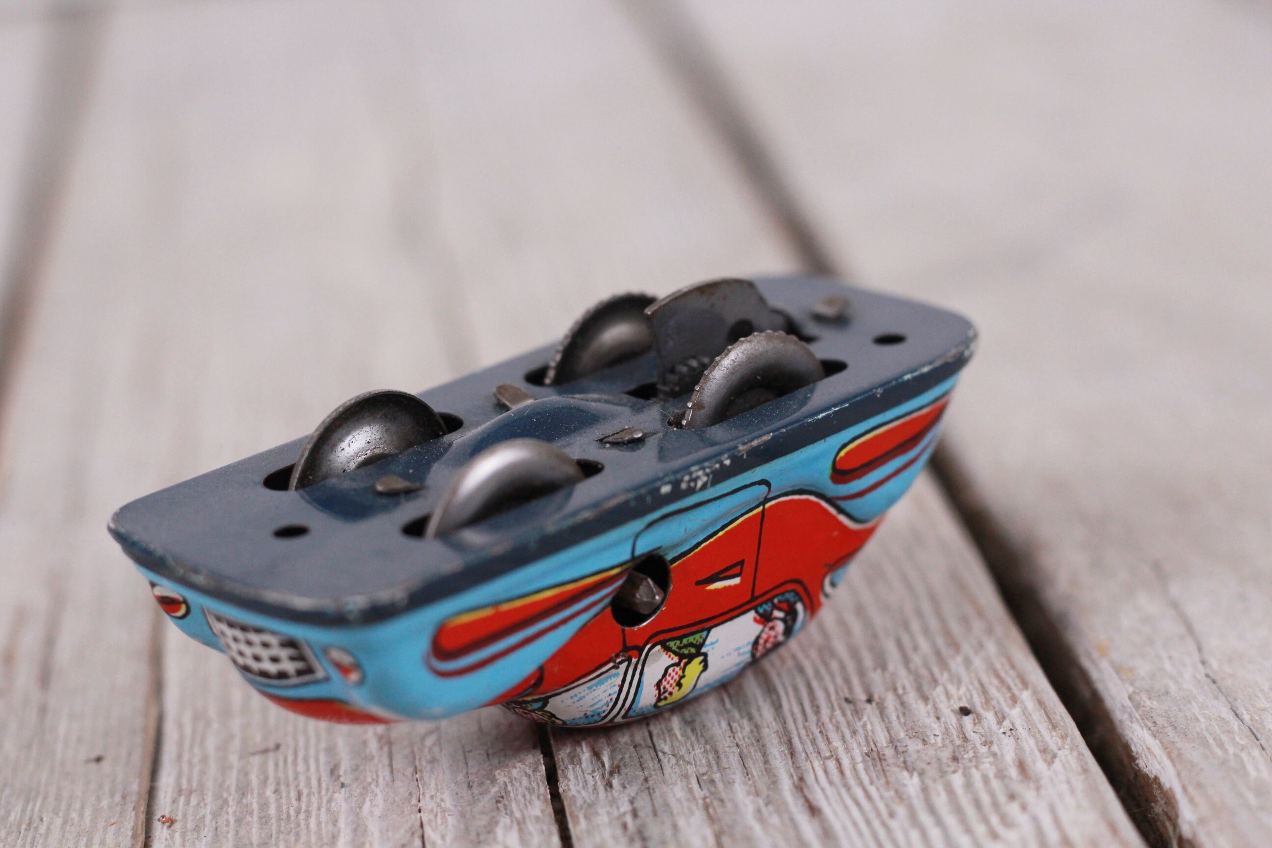 Vintage Mechanical Toy Car Wind Up Key Car Toy Etsy