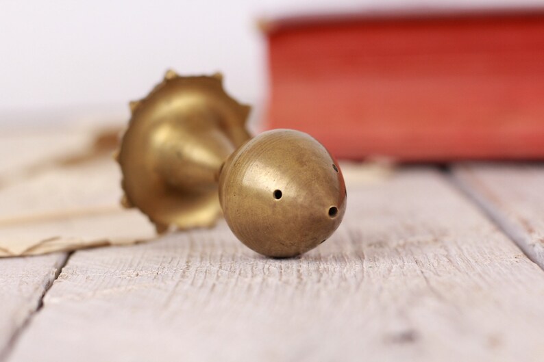 Vintage Brass Toothpick Holder Etsy