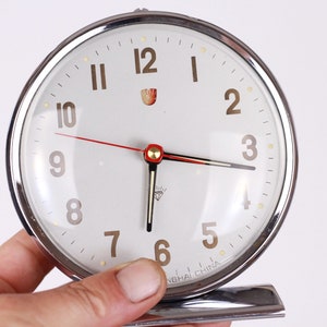 Vintage Chinese Mechanical Alarm Clock, Wind-Up, Working image 7