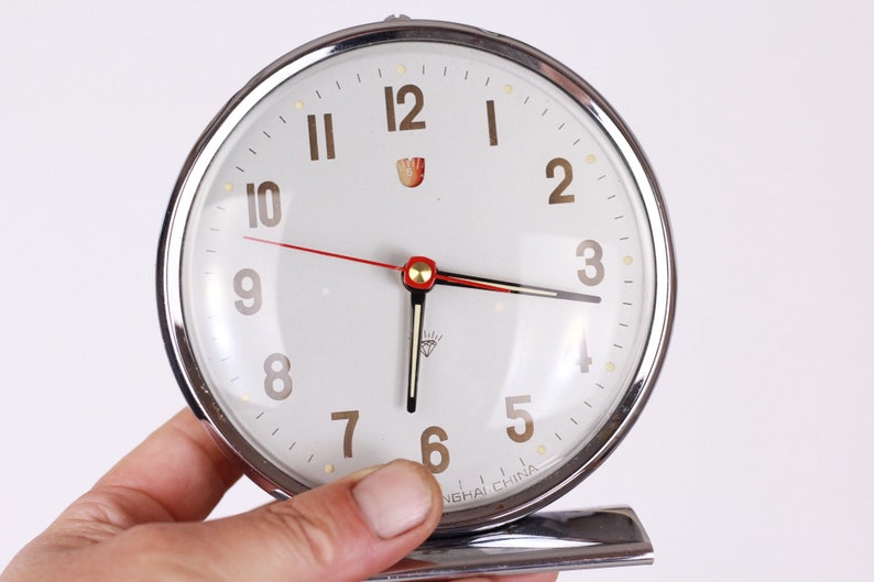 Vintage Chinese Mechanical Alarm Clock Windup Working Etsy