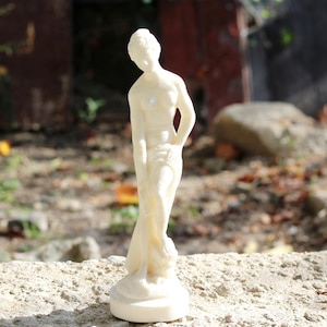 Antique woman figurine, Greek Roman goddess statue, Antique Greece sculpture, Greek mythology, Greek antique, Gift idea, Home decoration