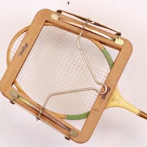 Badminton Racket Press Dunlop Wood Frame Brace Racquet Badminton Brace Tennis Wood Press